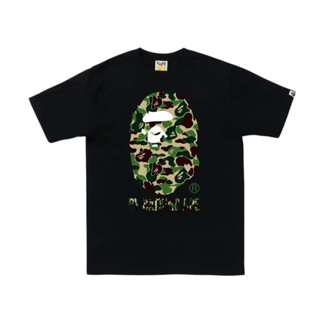 BAPE ABC Camo By Bathing Ape Tee Black/Green Hover Image