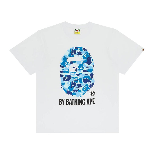 BAPE ABC Camo By Bathing Tee 'White/Blue' Hover Image