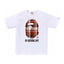 BAPE Check By Bathing Ape Tee White Navy