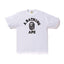 BAPE Check College Tee White/Black