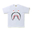 BAPE Shark Tee White Grey