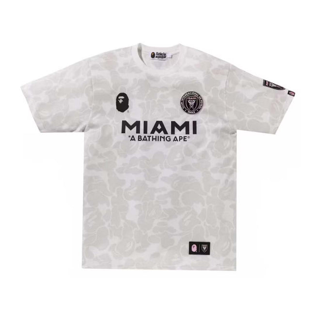 BAPE x Inter Miami CF Camo Tee White Hover Image