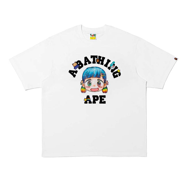 BAPE x Mr. College Tee White Hover Image