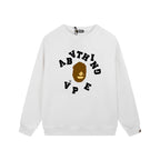 BAPE College Ape Head Logo Crewneck Sweatshirt