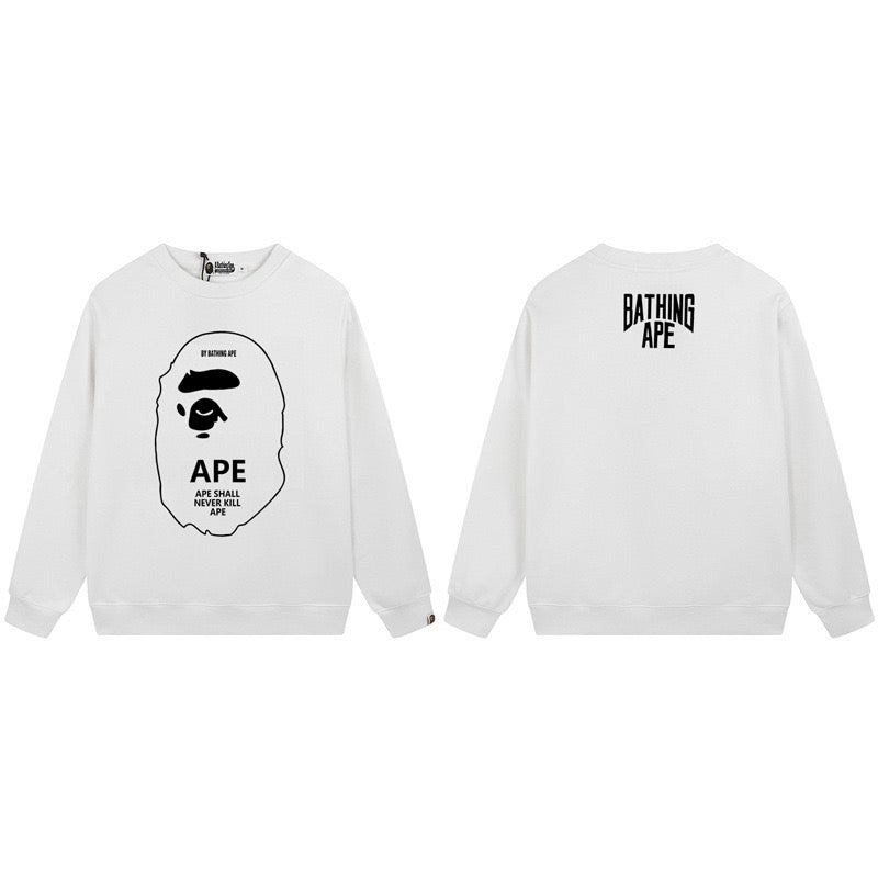 BAPE Ape Head Logo Crewneck Sweatshirt