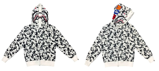BAPE Shark Full Zip Hoodie Camo Edition Hover Image