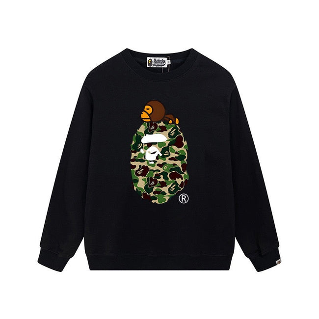 BAPE Camo Ape Head Crewneck Sweatshirt Hover Image