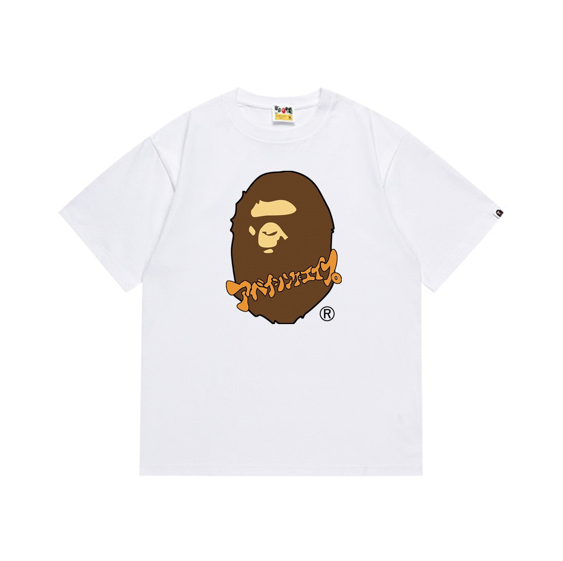 BAPE White Ape Head Graphic T-Shirt