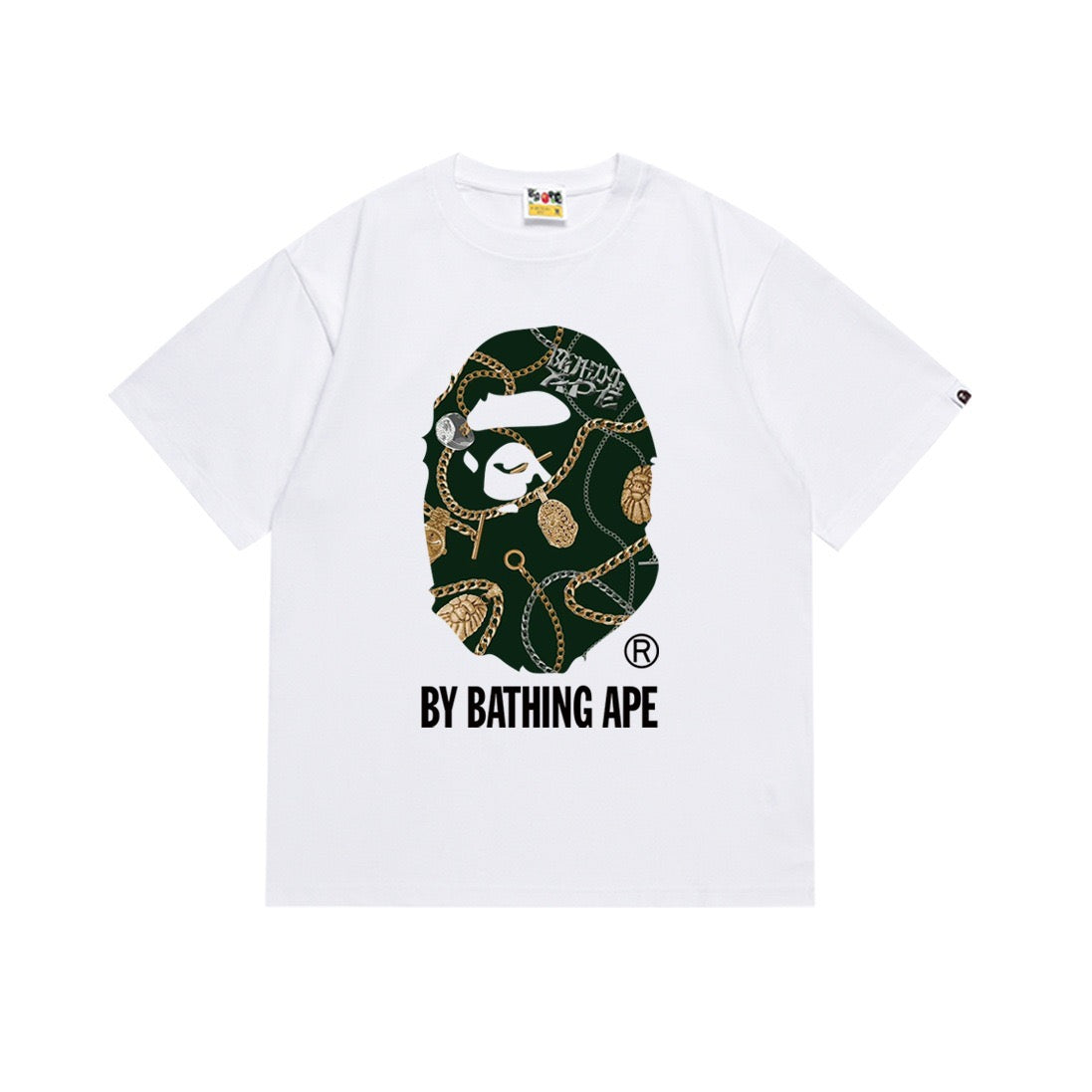 BAPE Chain Ape Head Graphic T-Shirt