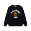 BAPE Classic College Logo Crewneck Sweatshirt