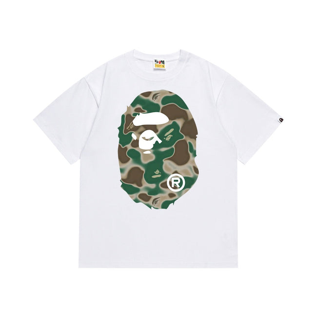 BAPE Green Camo Ape Head T-Shirt Hover Image