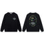 BAPE World Wide Mad Ape Head Graphic Crewneck Sweatshirt Black